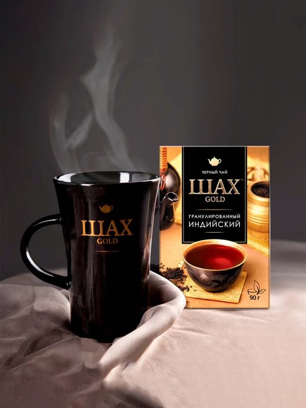 Чай черный ШАХ GOLD, гранулированный, 90 г