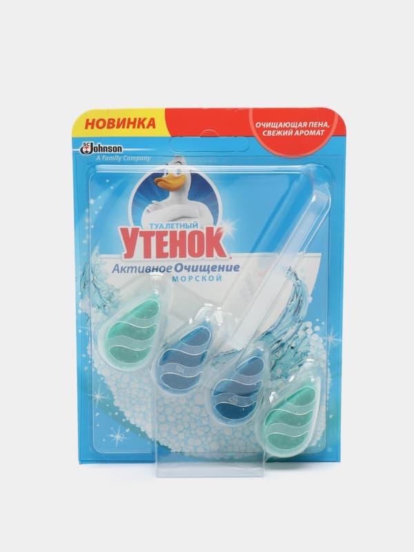Подвесной блок Туалетный утёнок Активное очищение, морской, твёрдый