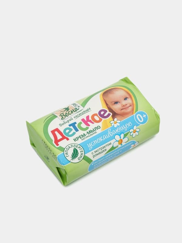 Мыло детское Весна, с экстрактом ромашки, 90 г