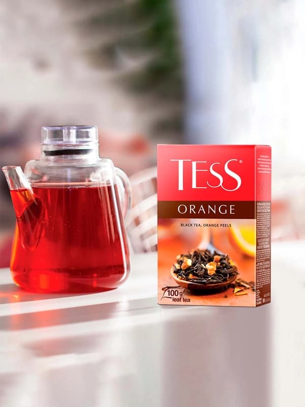 Чай черный Tess Orange, листовой, 100 г