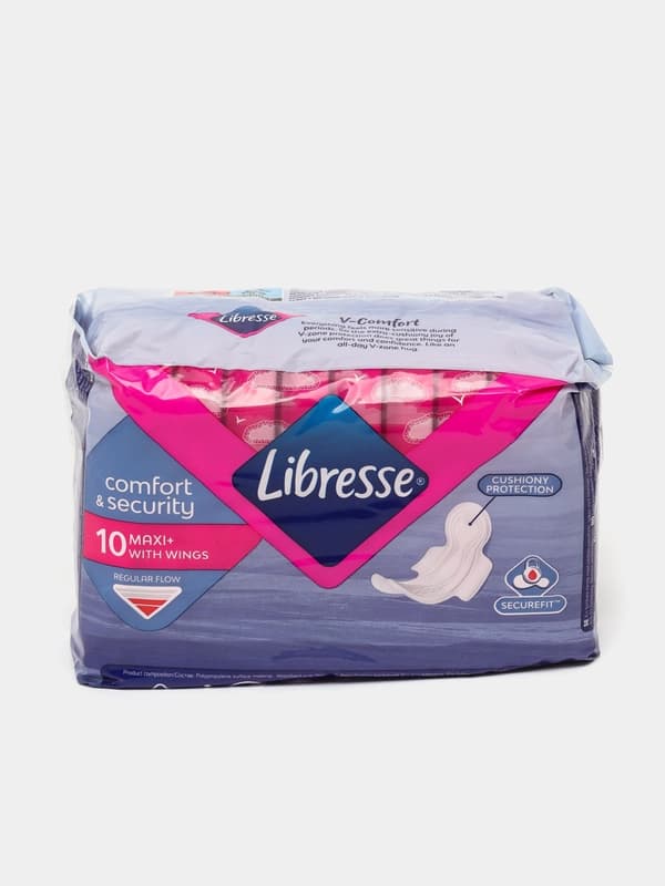 Прокладки Libresse Maxi Normal 4 капли, 10 шт