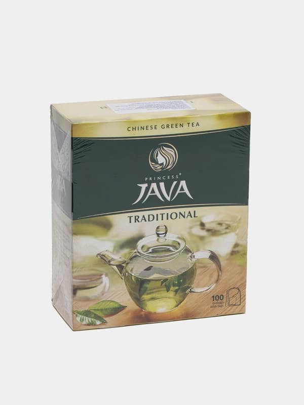 Чай Принцесса Java зеленый, 100 пакетиков