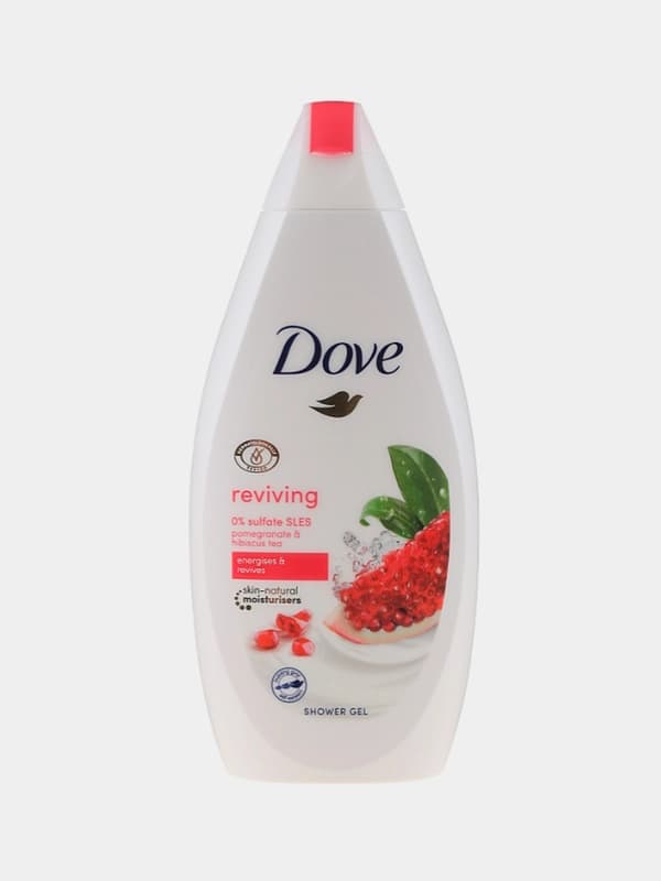 Гель для душа Dove, "Гранат и гибискус", 500 мл